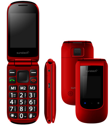 Telefono Movil Sunstech Celt20 Rojo